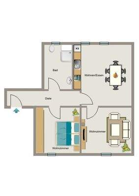 Grundriss beispielhaft