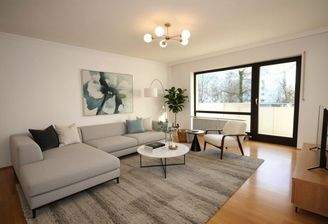 Wohnzimmer KI generiert