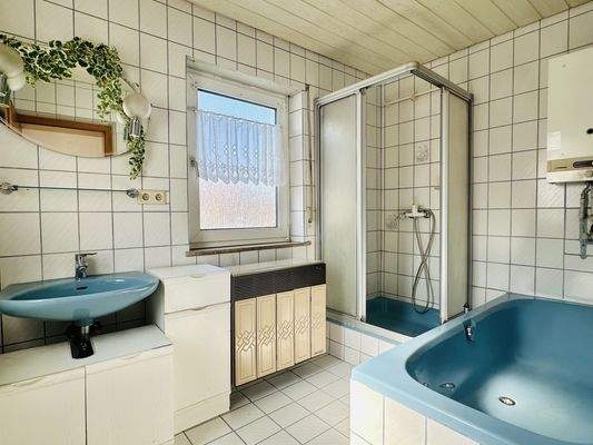 Tageslichtbad im Obergeschoss