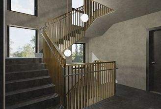 Visualisierung Treppenhaus