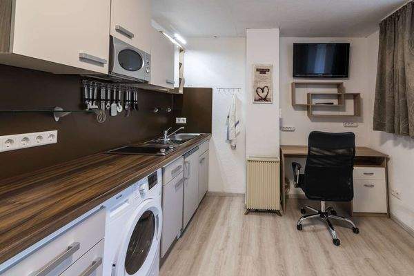 Wohn-/ Schlafbereich mit Küche