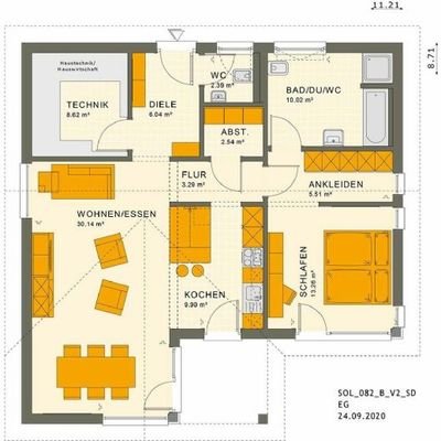 Solution 82 Grundriss