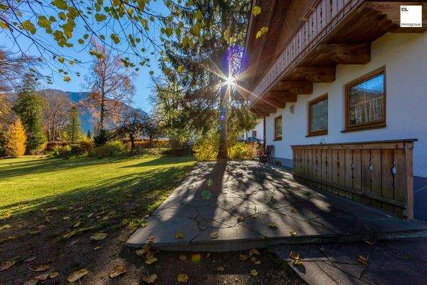 Zugang zum traumhaften Garten