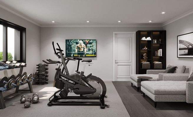 Hobby- & Fitnessraum  - Visualisierung