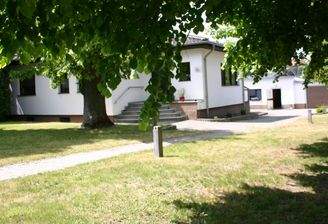 Blick vom Garten aus