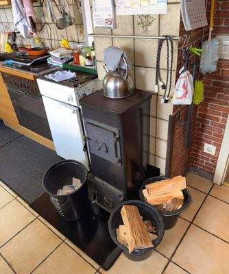 EG_Küche mit Kaminofen