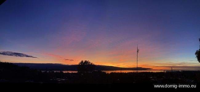 Sonnenuntergang am Balkon