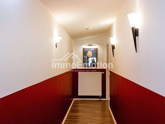 Flur zu den Appartements 