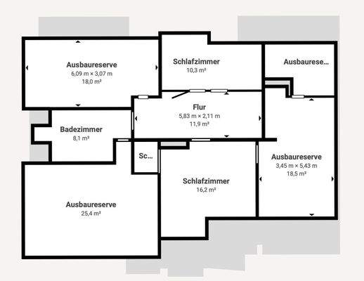 Grundriss Dachgeschoss