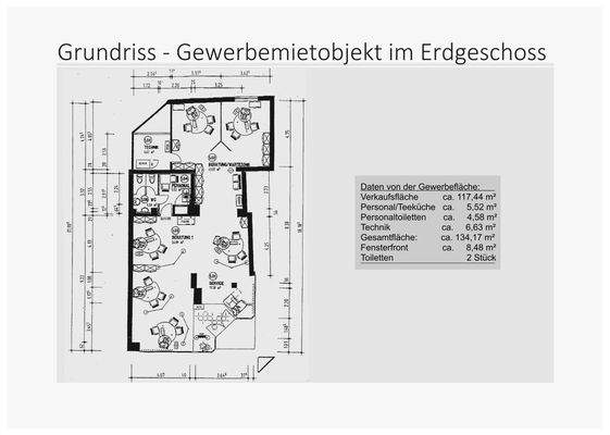 Grundriss EG Ladenlokal
