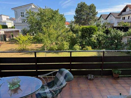 Ausblick Balkon I EG