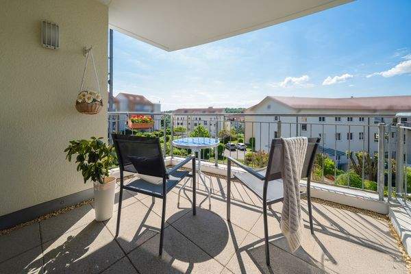 Balkon mit Süd-Ausrichtung