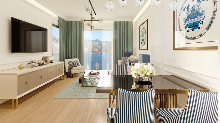 4 - Kotor, Risan - branded one-bedroom apartment w