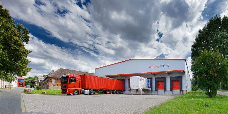 Aussenansicht Lagerhalle