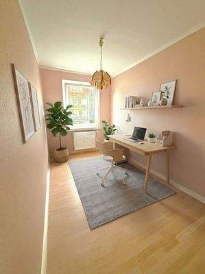 Vielseitig nutzbares Zimmer, zum Beispiel als Kinderzimmer oder Büro