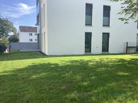 Der private Garten zur Wohnung