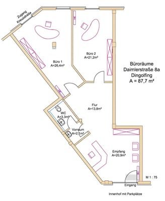 Gewerbe EG 87 m²