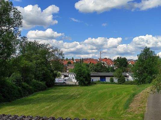 Blick auf die Gewerbeflächen