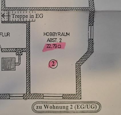 Grundriss Untergeschoss
