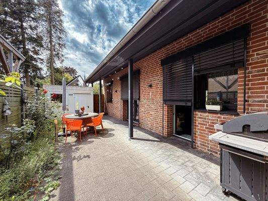 Blick auf die Terrasse