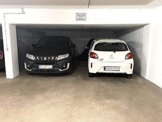 die zum Verkauf stehenden TG-Stellplätze