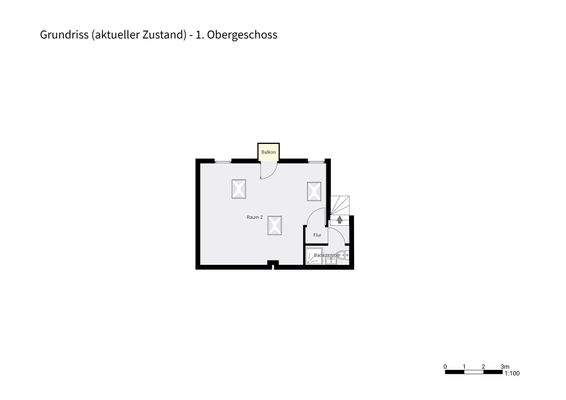 Grundriss - aktueller Zustand - OG