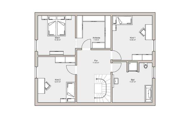 Grundriss Dachgeschoss