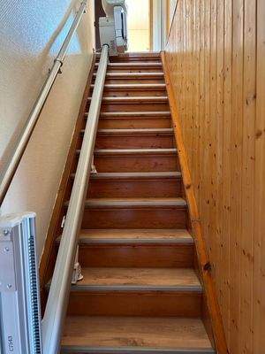 Treppe mit Lift