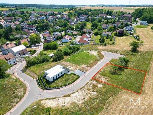 Ansicht Baugrundstück