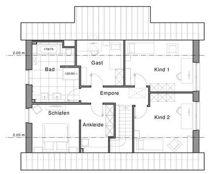 Grundriss Obergeschoss