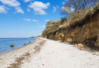 Nahe Strände mit Steilküste