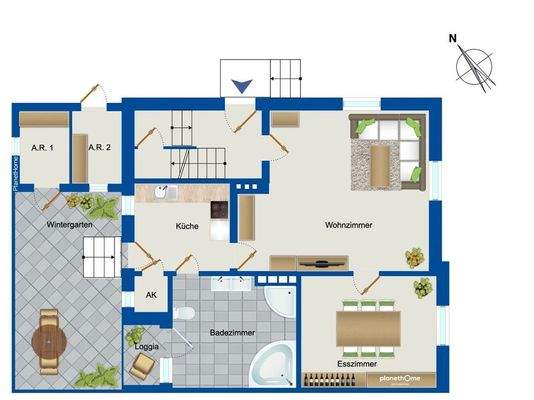 Grundriss Erdgeschoss