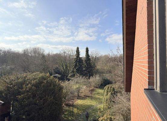 Aussicht vom Obergeschoss