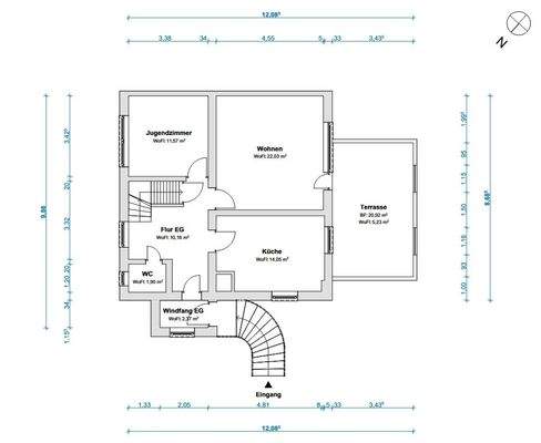 Grundriss Erdgeschoss