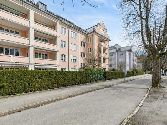 Ansicht von der Straße