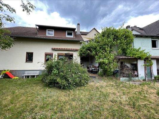 Rückansicht des Hauses