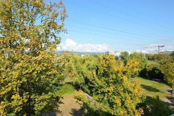 Schöner Blick aus dem Schlafzimmer