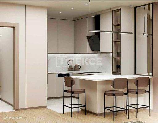 Apartments with Indoor Parking Lot on Nilüfer Özlüce Boulevard