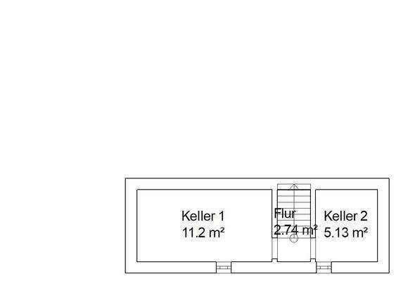 Grundriss Teilkeller