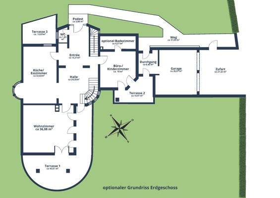 optionales Erdgeschoss