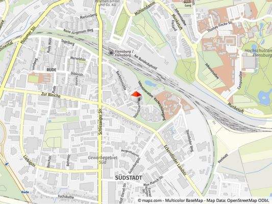 Geolyzer Kartenausschnitt