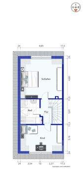 Grundriss Obergeschoss