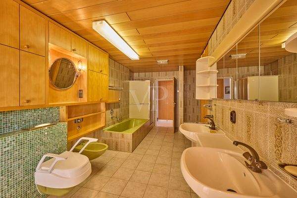 Tageslichtbad mit Wanne 