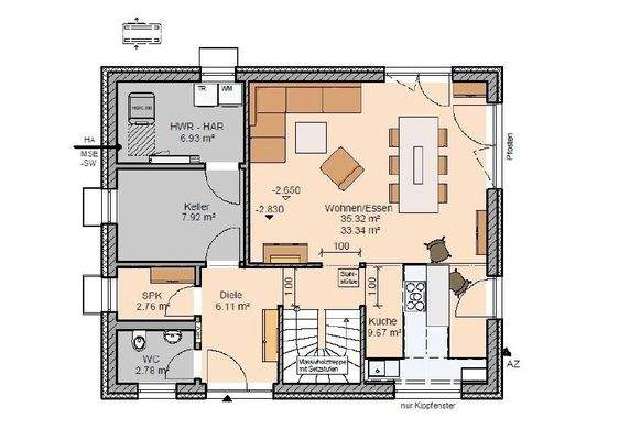 Grundriss Kellergeschoss