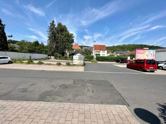 Parkplätze im hinteren Bereich