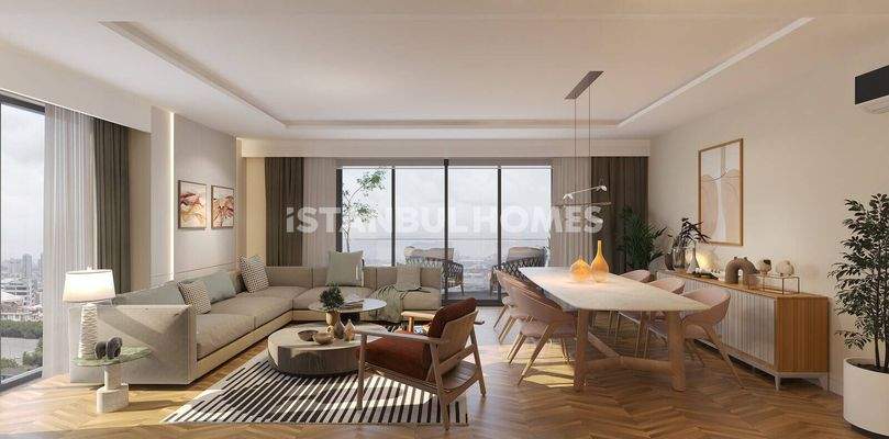 Elegant Flats in a Complex with Indoor Pool in İstanbul