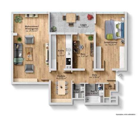 Der Grundriss Ihrer Wohnung