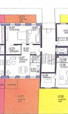 Grundriss Wohnung Orange