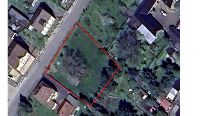 Grundstück von oben