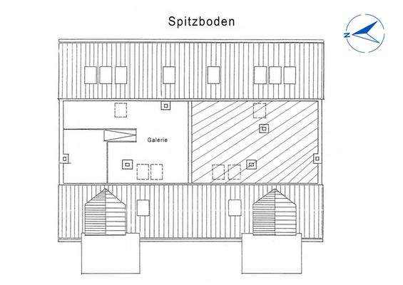 Grundriss Spitzboden